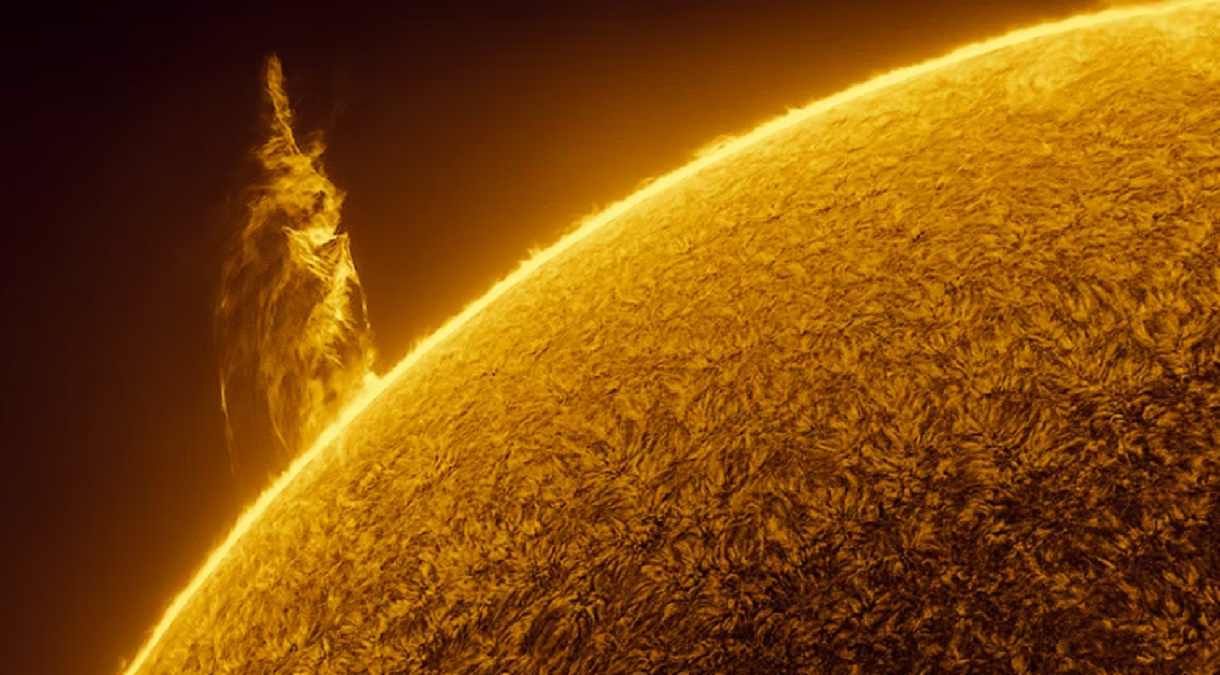 Sun's raw power spewing plasma clouds captured in stunning video
