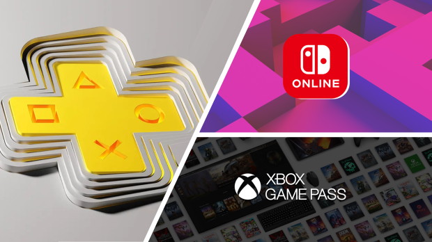 Game Pass, PlayStation Plus, and Switch Online 2021 revenues compared