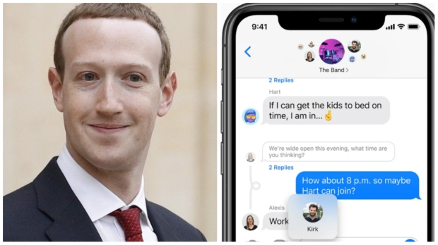 Mark Zuckerberg fires a missile at Apple's iMessage