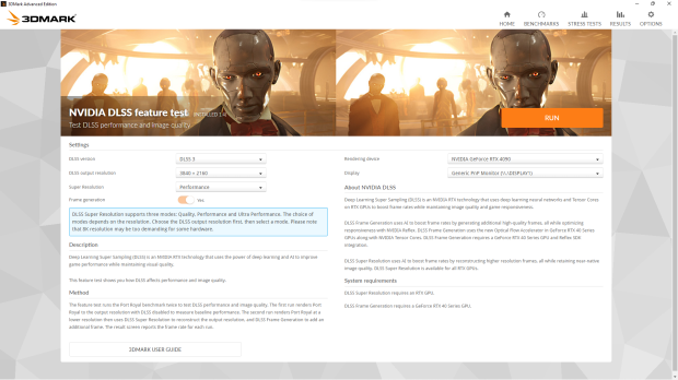 3DMark NVIDIA DLSS test updated with DLSS 3 + DLSS Frame Generation 01