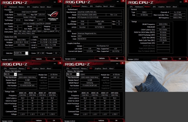 Intel Core i9-13900KF overclocked to 6.2GHz with an AIO cooler