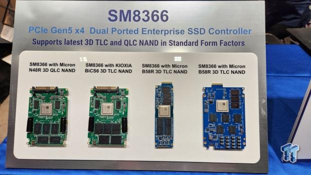 Silicon Motion's new SM8366 Gen5 SSD controller teased at 13.6GB/sec