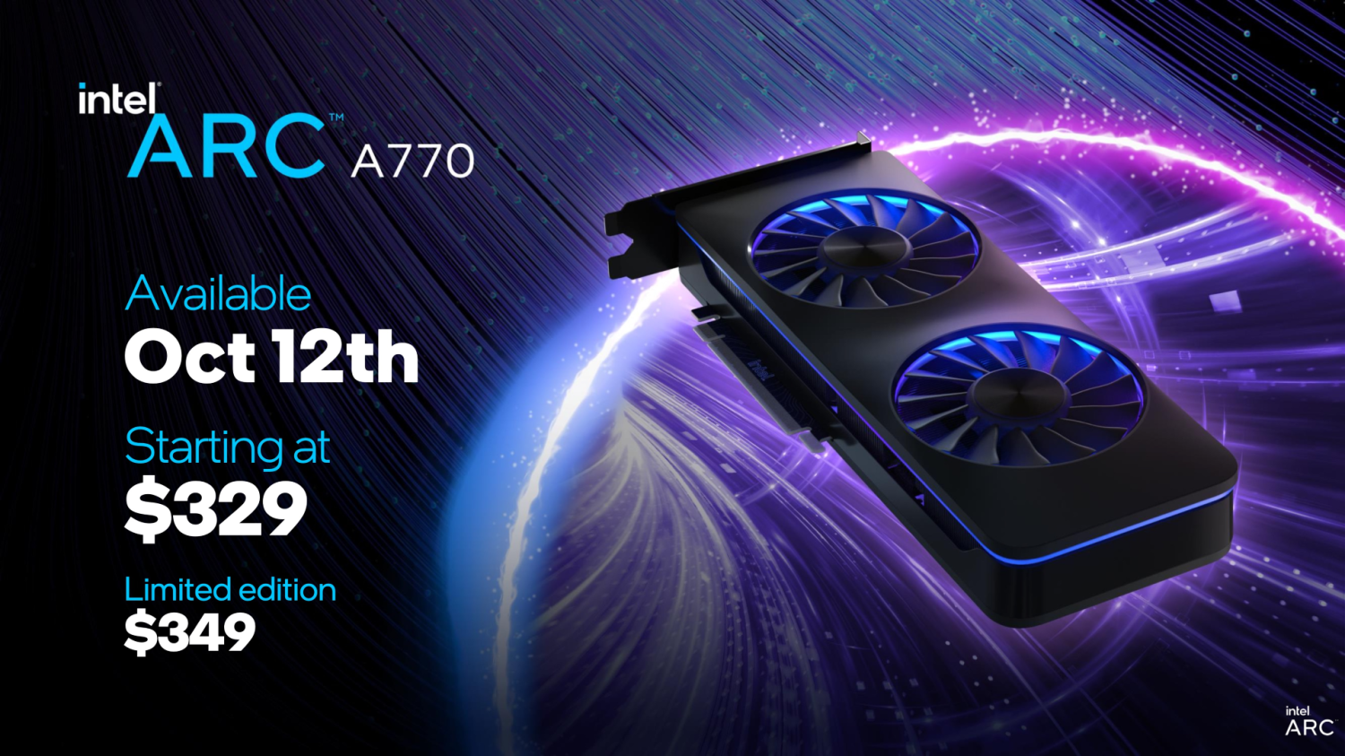 Intel solves slower memory problems on Arc A770 Limited Edition