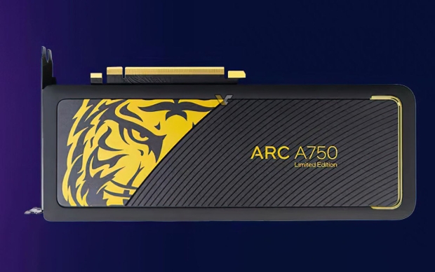 Intel teases Arc A750 Limited 'Gold' Edition GPU... once again, only in China