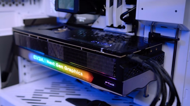 EVGA's prototype GeForce RTX 4090 FTW3 teased by JayzTwoCents