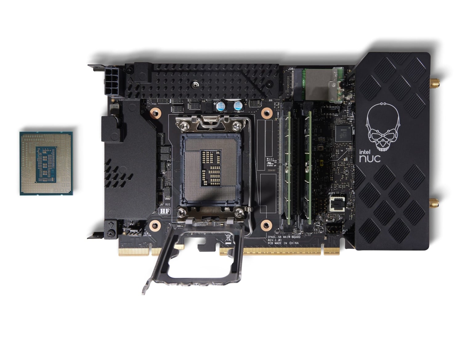 Intel NUC 13 Extreme 'Raptor Canyon' PC supports tripleslot GPUs