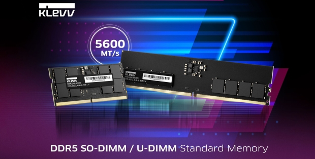 KLEVV's new DDR5-5600 memory in U-DIMM and SO-DIMM variants