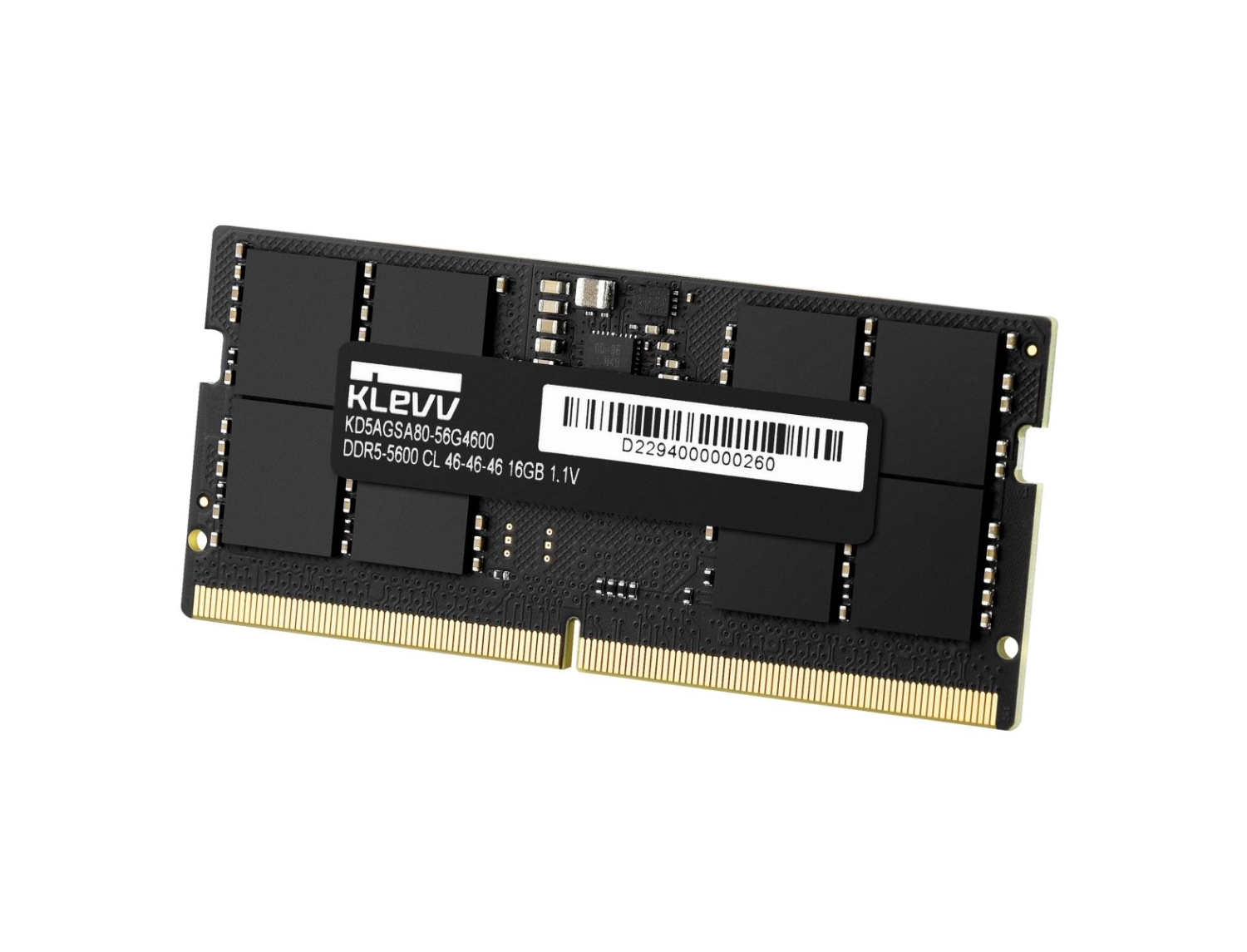 KLEVV launches DDR5-5600 memory in U-DIMM and SO-DIMM form