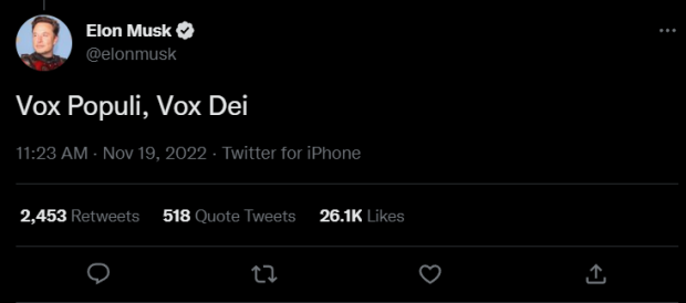 Elon Musk polls if former President Trump's Twitter account should be reinstated 25 Elon Musk polls if former President Trump's Twitter account should be reinstated 25