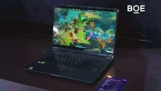 TweakTown Enlarged Image - BOE's new 16-inch 600Hz laptop display (source: BOE)