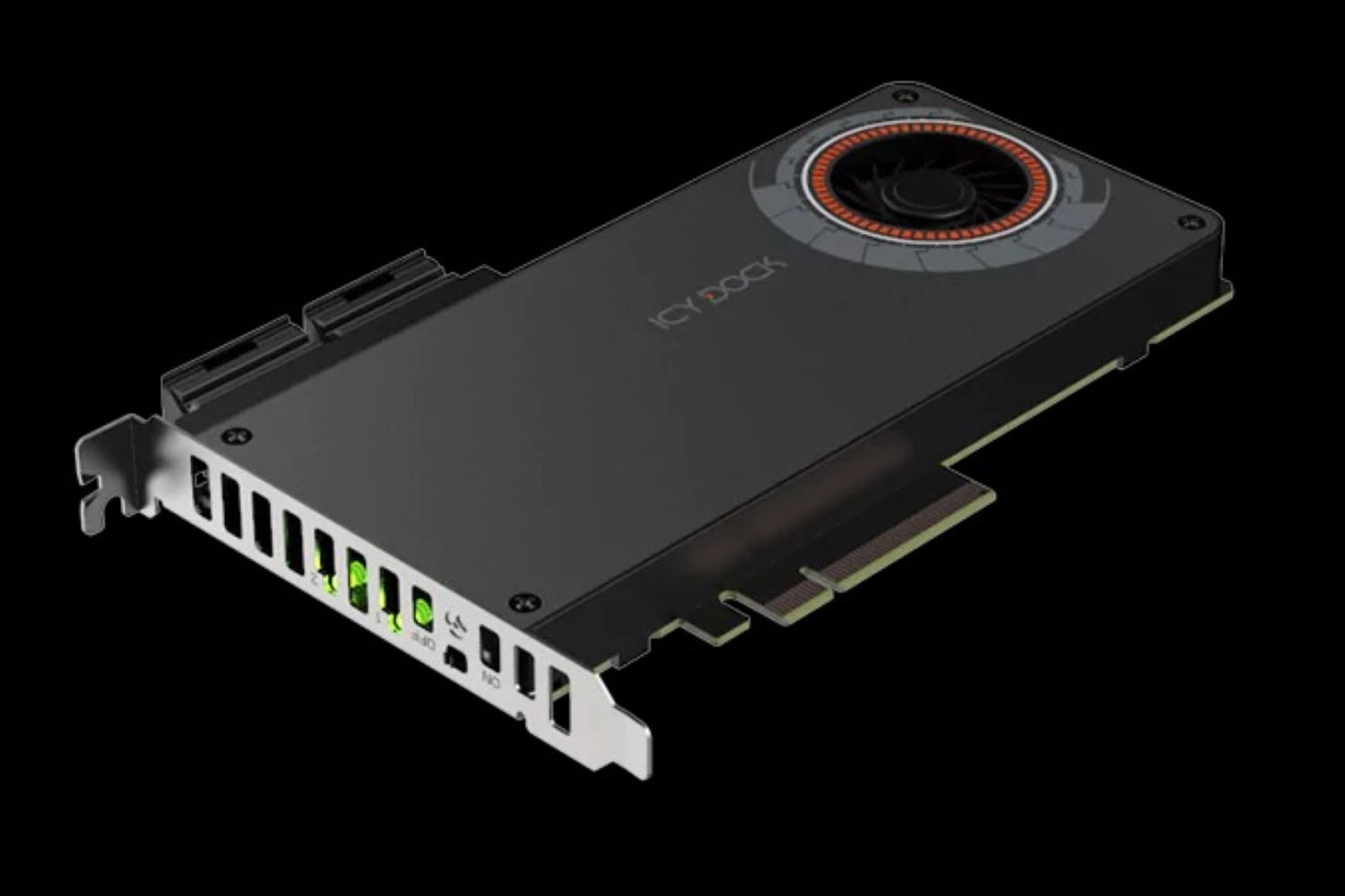 ICY DOCK Unveils Concept PCIe Gen5 M.2 & E1.S SSD Adapter Cards With  Active-Cooling Tech
