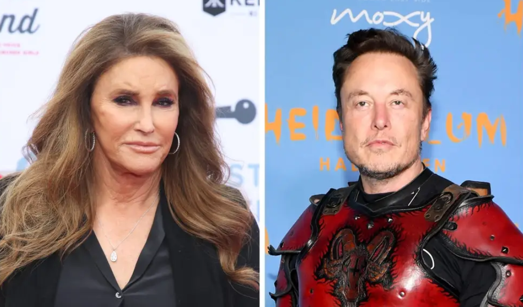 TweakTown Enlarged Image - Caitlyn Jenner (left) Elon Musk (right)
