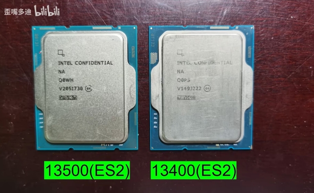 Intel Core i5-13500 engineering sample CPU tested: hits 4.8GHz on one core