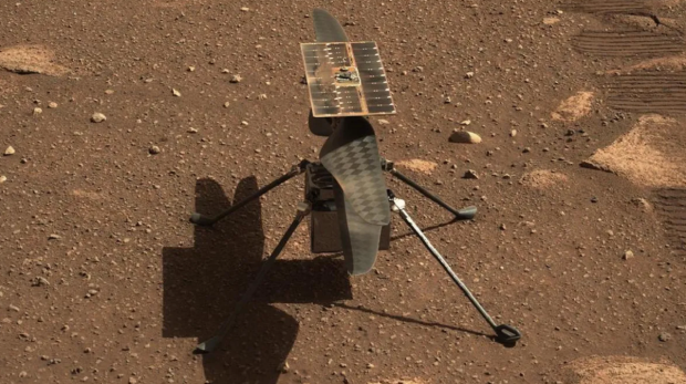 NASA captures record-breaking video of helicopter flying on the surface of Mars