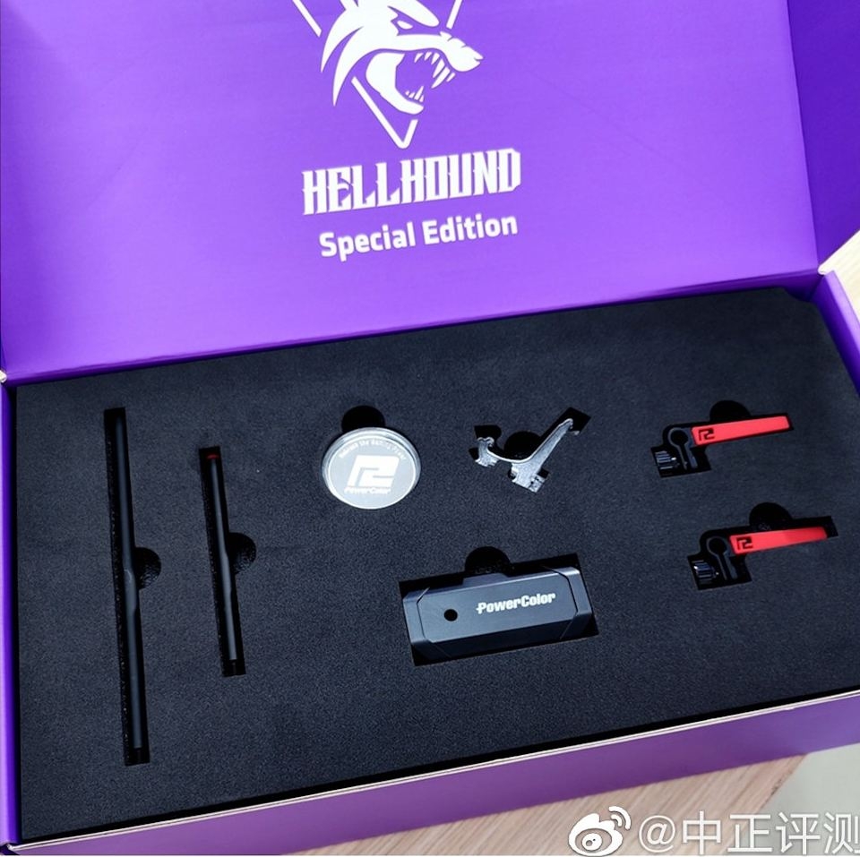 TweakTown Enlarged Image - PowerColor's new Radeon RX 7900 XTX Hellhound Special Edition (source: Zhongzheng Evaluation)