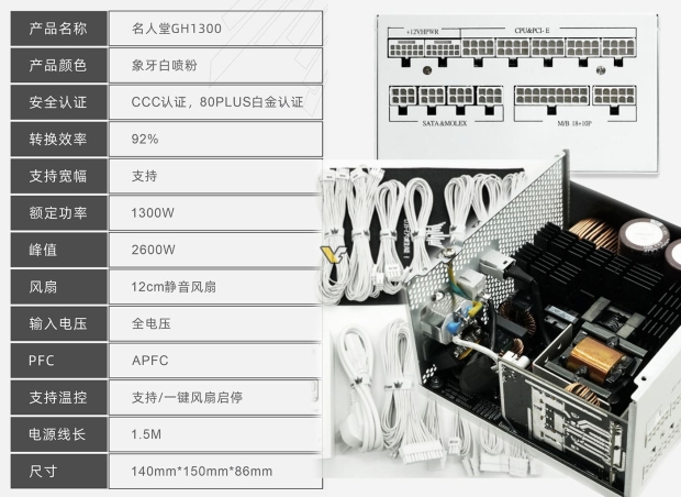 GALAX reveals Hall of Fame 1300W ATX 3.0 PSU: dual 16-pin power connector 05