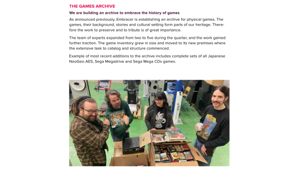 GamerCityNews 89918_3_embracer-group-has-spent-22-million-on-video-game-preservation-museum Embracer Group has spent $2 million on its video game preservation archive 