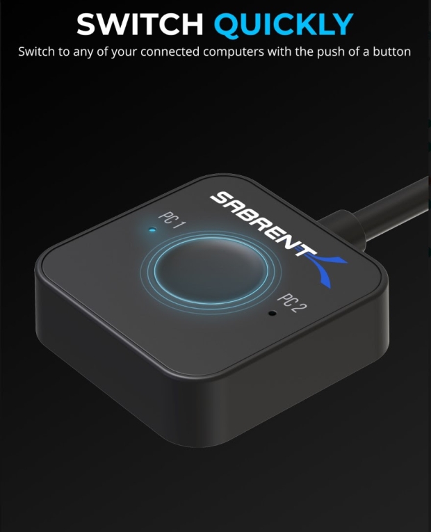 Sabrent's new USB Type-C Dual KVM Switch with Power Delivery (USB-CKDH) Sabrent's new USB Type-C Dual KVM Switch with Power Delivery (USB-CKDH)
