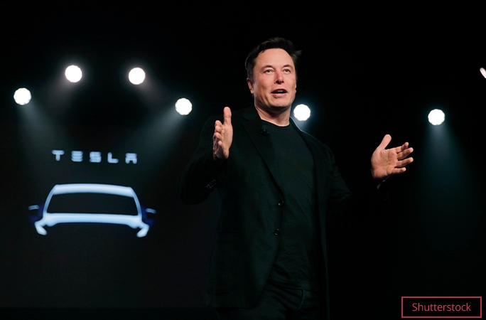 TweakTown Enlarged Image - Elon Musk at Tesla conference