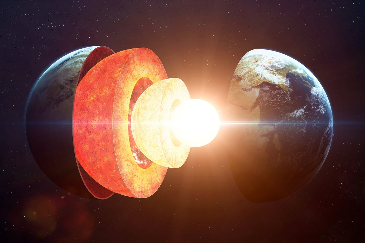 Earth's mysterious iron ball at its center may have just stopped and flipped - Vimarsana News