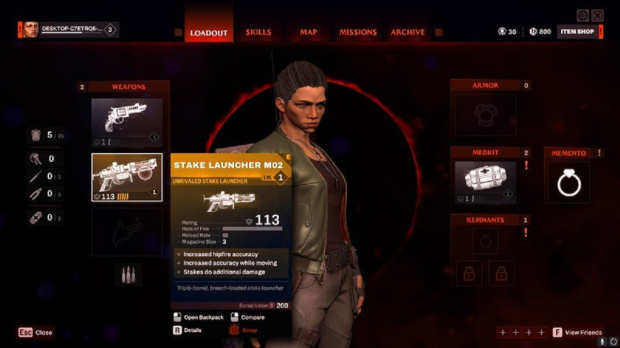 The old leaked screenshot showing the Item Shop (left) versus the current menu screen from today's Redfall stream (right).