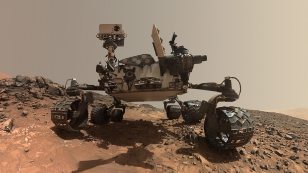 NASA's Mars rover photographs metallic object that collided with the surface