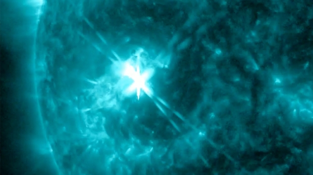 NASA captures stunning video of massive solar flare that hit Earth