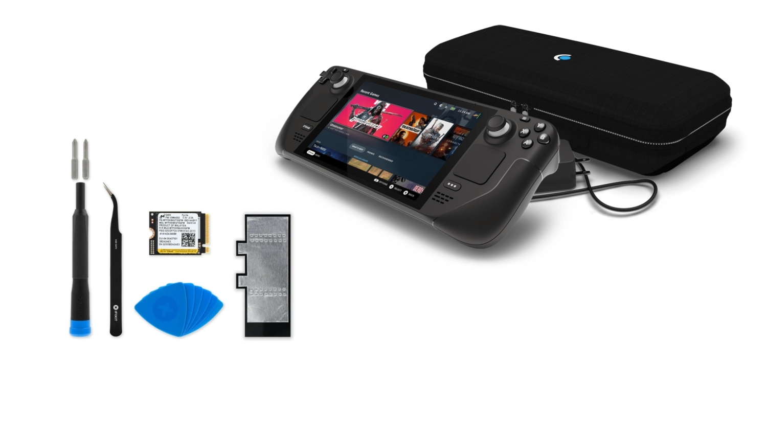 iFixit is offering Steam Deck SSD upgrade kits going all the way