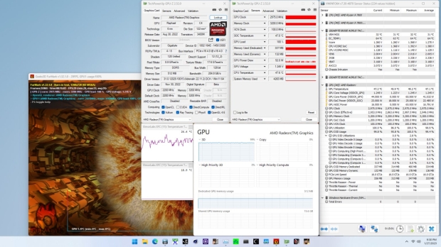 TweakTown Enlarged Image - AMD Ryzen 7000 Radeon GPU Overclocked, credit: SkatterBench
