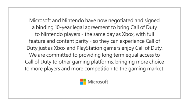 Microsoft ha bisogno di una versione current-gen di Call of Duty su Switch per onorare la promessa 1