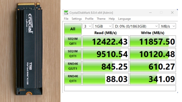 Crucials New T700 Pcie Gen 5 Ssd Can Push Read Speeds Over 12gbs