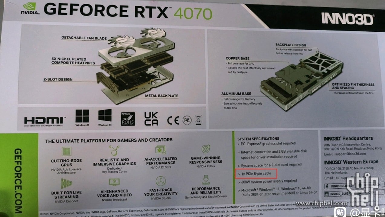 ん ラテラル PNY GeForce RTX 4070 Ti 12GB XLR8 ゲーミング VERTO EPIC-X