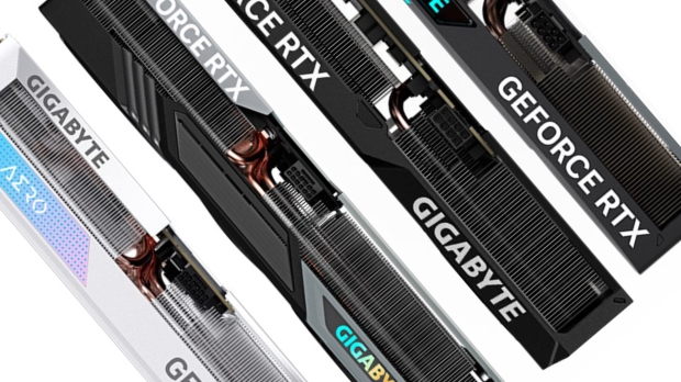 Four GIGABYTE RTX 4070 designs showcase two with 8-pin power and two without