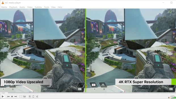 NVIDIA's RTX Video Super Resolution support added to VLC for offline videos