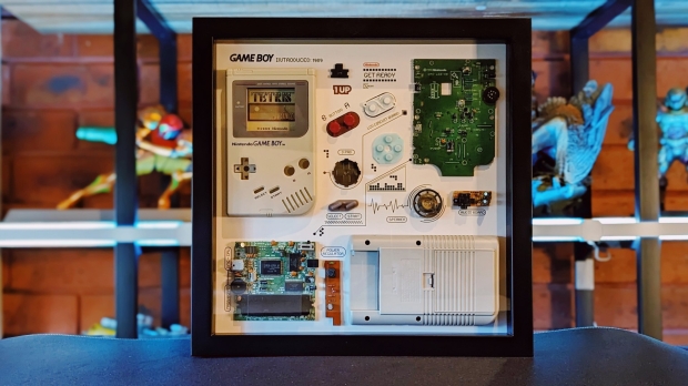 TweakTown Enlarged Image - Xreart Nintendo Game Boy disassembled art.