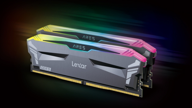 Lexar's new ARES RGB DDR5 memory kits are designed for gamers and creators