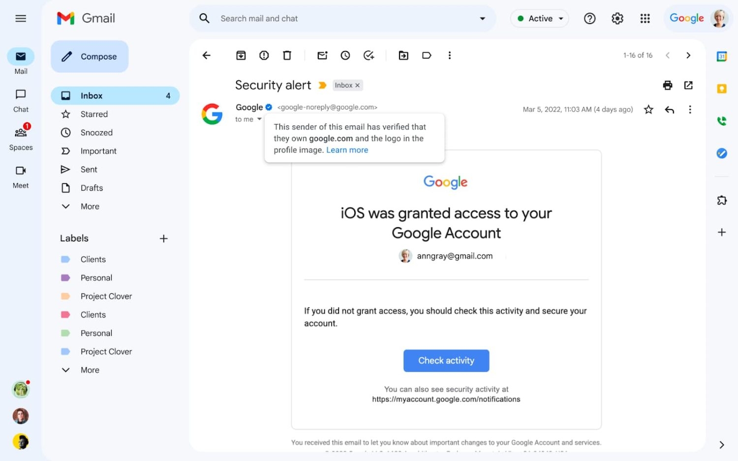 Gmail is getting blue checkmarks like Twitter's but free - Vimarsana News