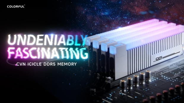 COLORFUL's new CVN ICICLE DDR5 memory is not only fast, but looks great too