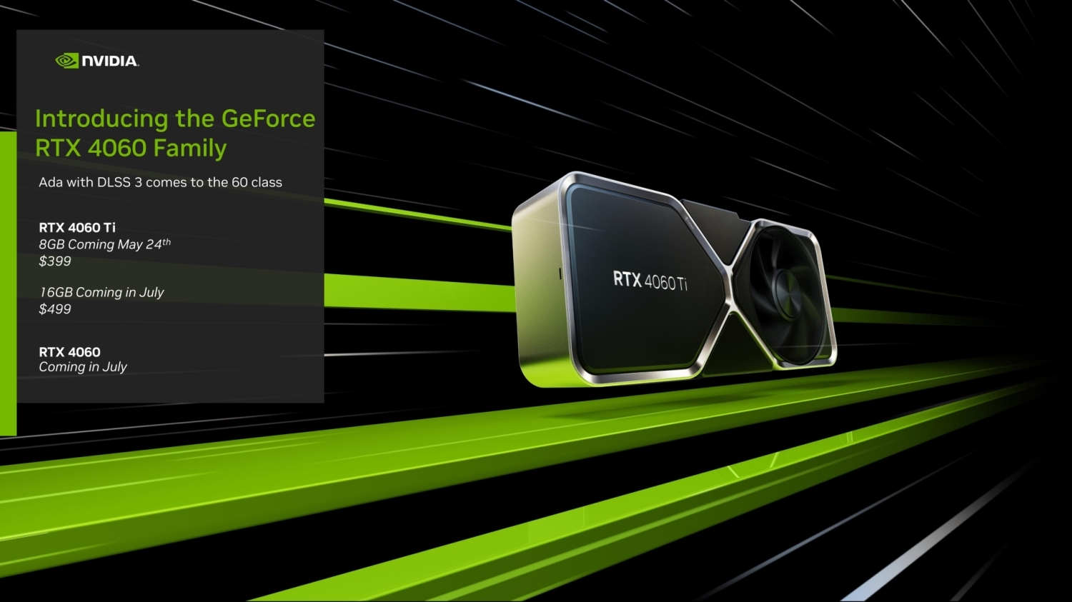 TweakTown Enlarged Image - The GeForce RTX 4060 Family, image credit: NVIDIA.