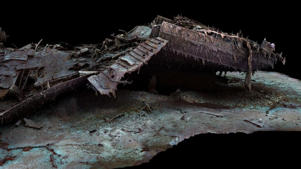 First full-sized 3D scan of Titanic shows it without water in stunning ...