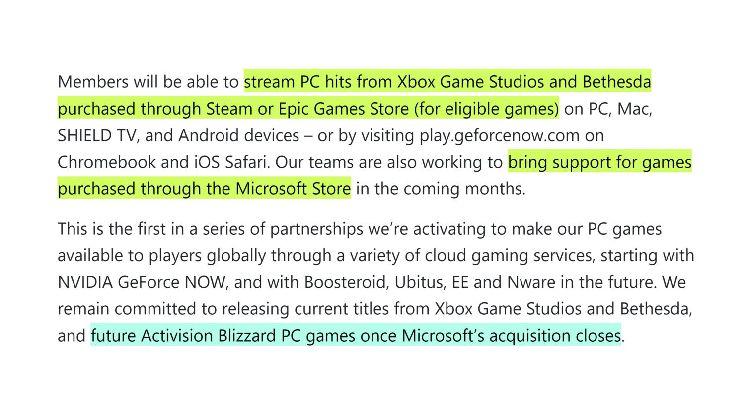 Microsoft acquires a whole bunch of game studios