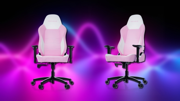 Vertagear's new PL1000 ergonomic gaming chair comes in striking pink and white