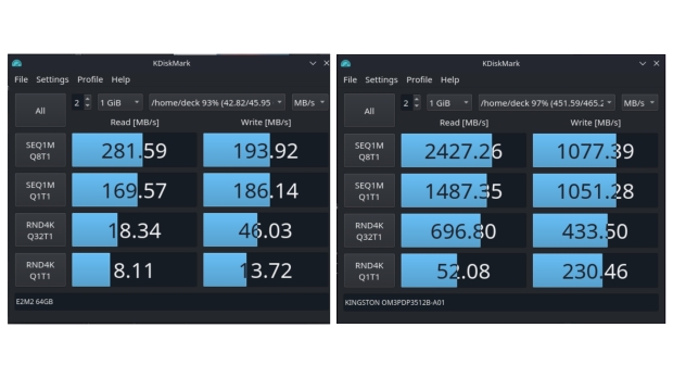 steam deck benchmarks