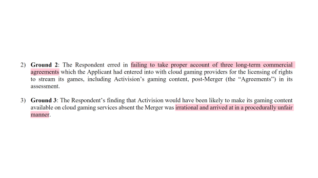 Microsoft says the CMA was wrong to block the merger for these five reasons 2 Microsoft says the CMA was wrong to block the merger for these five reasons 2