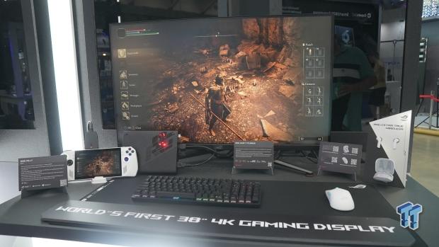ASUS's world's first 38-inch 4K 144Hz gaming monitor spotted at Computex 2023
