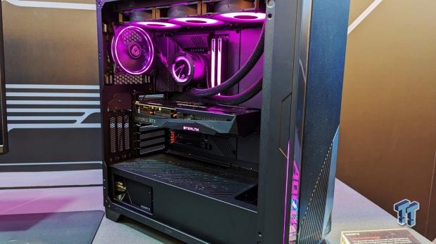 TweakTown Enlarged Image - The AORUS Stealth 500 from GIGABYTE is a gaming PC where you don't see any cables.