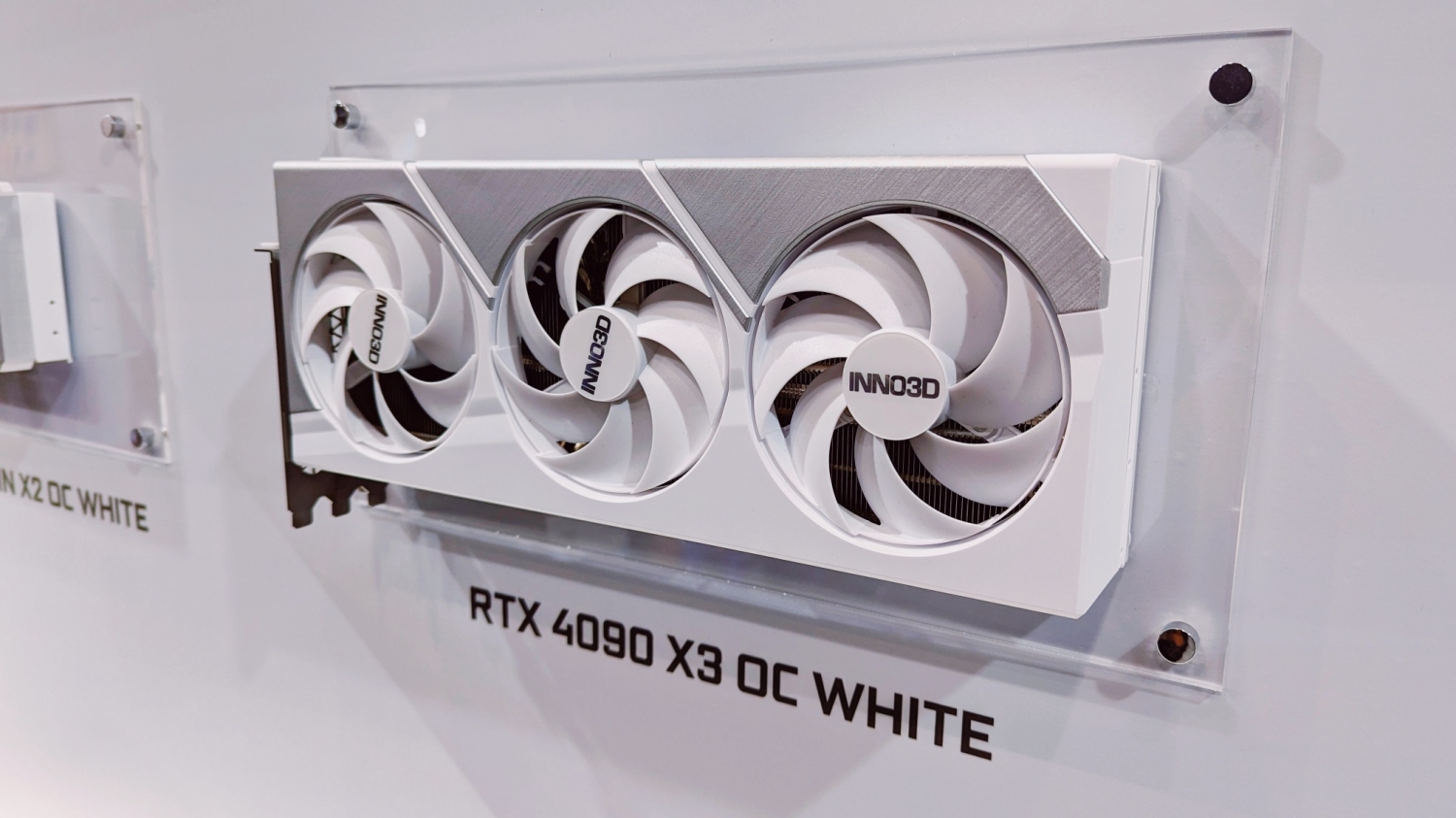 Inno3D brought new WHITE edition GPUs to Computex 2023