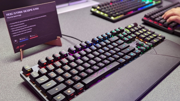 TweakTown Enlarged Image - The new ROG Strix Scope II 96 wireless gaming keyboard is coming soon.