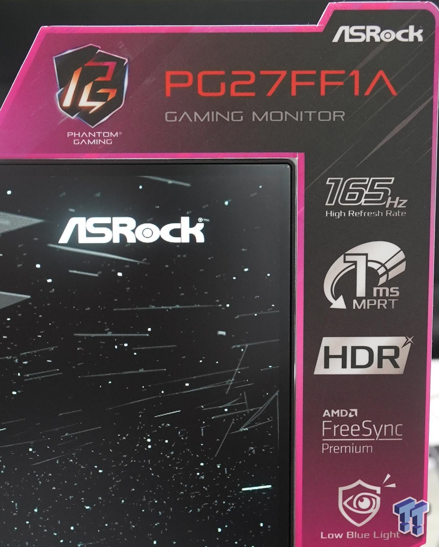 ASRock showcases its newly announced 1440p and 1080p gaming monitors