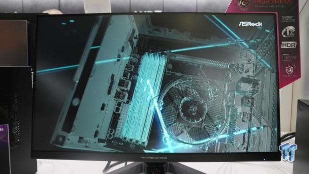 ASRock showcases its newly announced 1440p and 1080p gaming monitors